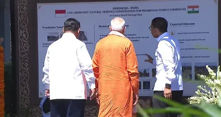Modi, Indonesia's Prabowo inaugurate Prambanan Temple restoration in Yogyakarta