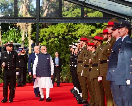 Modi receives Maori powhiri welcome in Auckland on first India-NZ PM visit in 40 years
