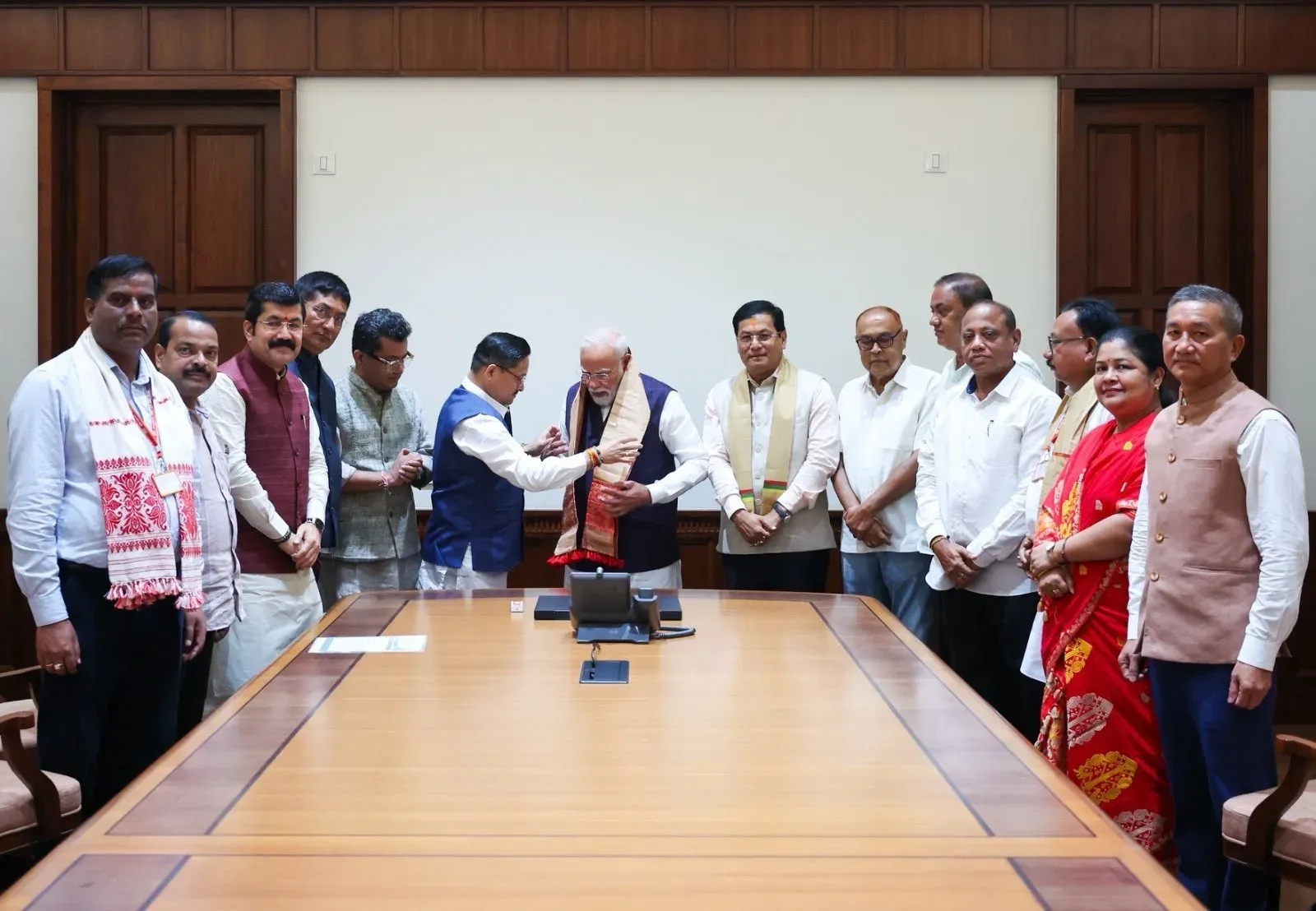 PM Modi Reviews Assam Flood Crisis with State MPs