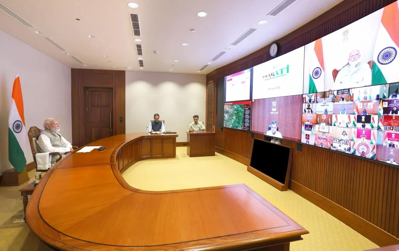 PM Modi chairs 52nd PRAGATI meet, reviews ₹30,000 crore infra projects