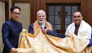 PM Modi Sends Ceremonial Chadar to Ajmer Sharif; Kiren Rijiju to Present It Today