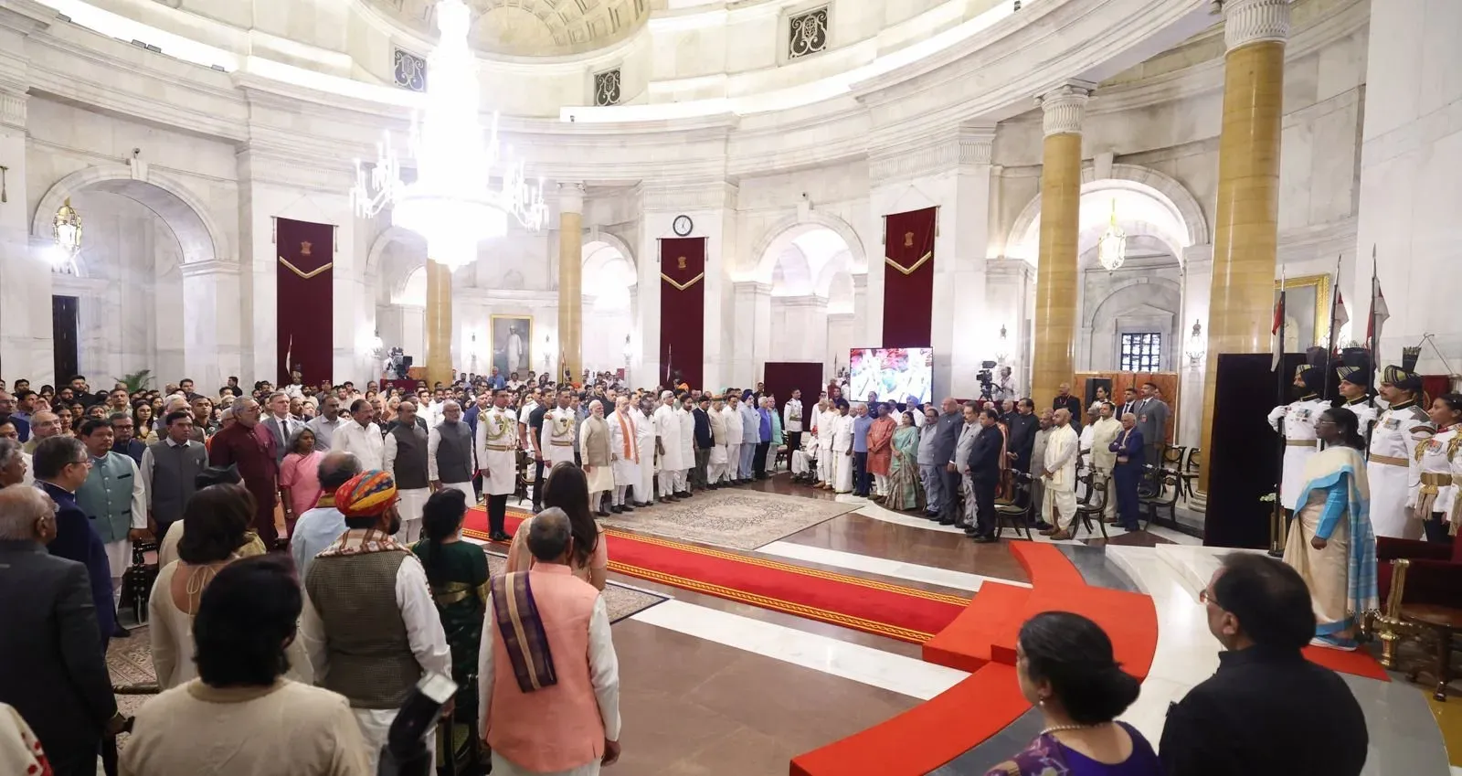 PM Modi Shares Glimpses From Padma Awards Ceremony
