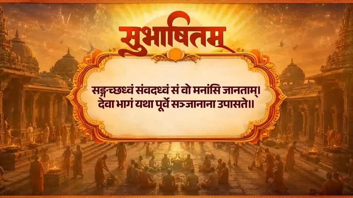 PM Modi shares Rigveda unity verse on X