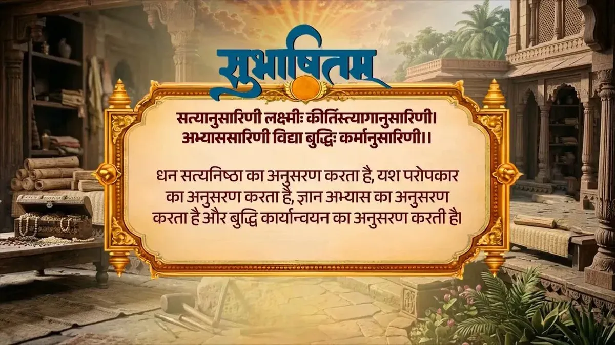 PM Modi shares Sanskrit verse on truth, wisdom, and action