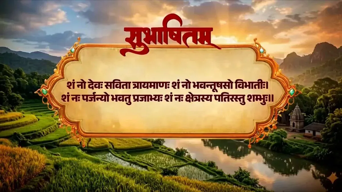PM Modi shares Vedic verses on nature, sun and rain