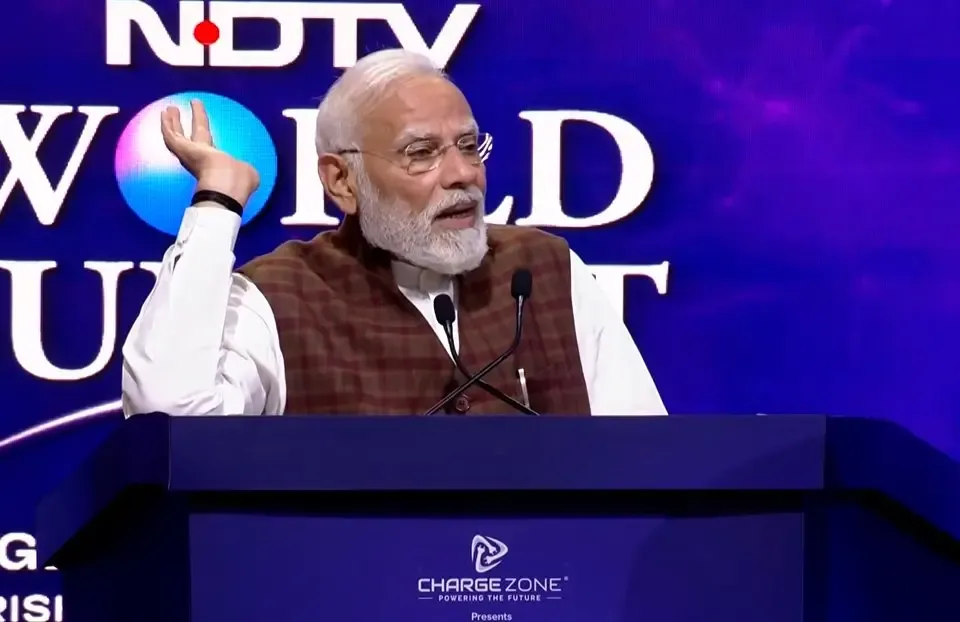 Did PM Modi Critique Congress at NDTV World Summit?
