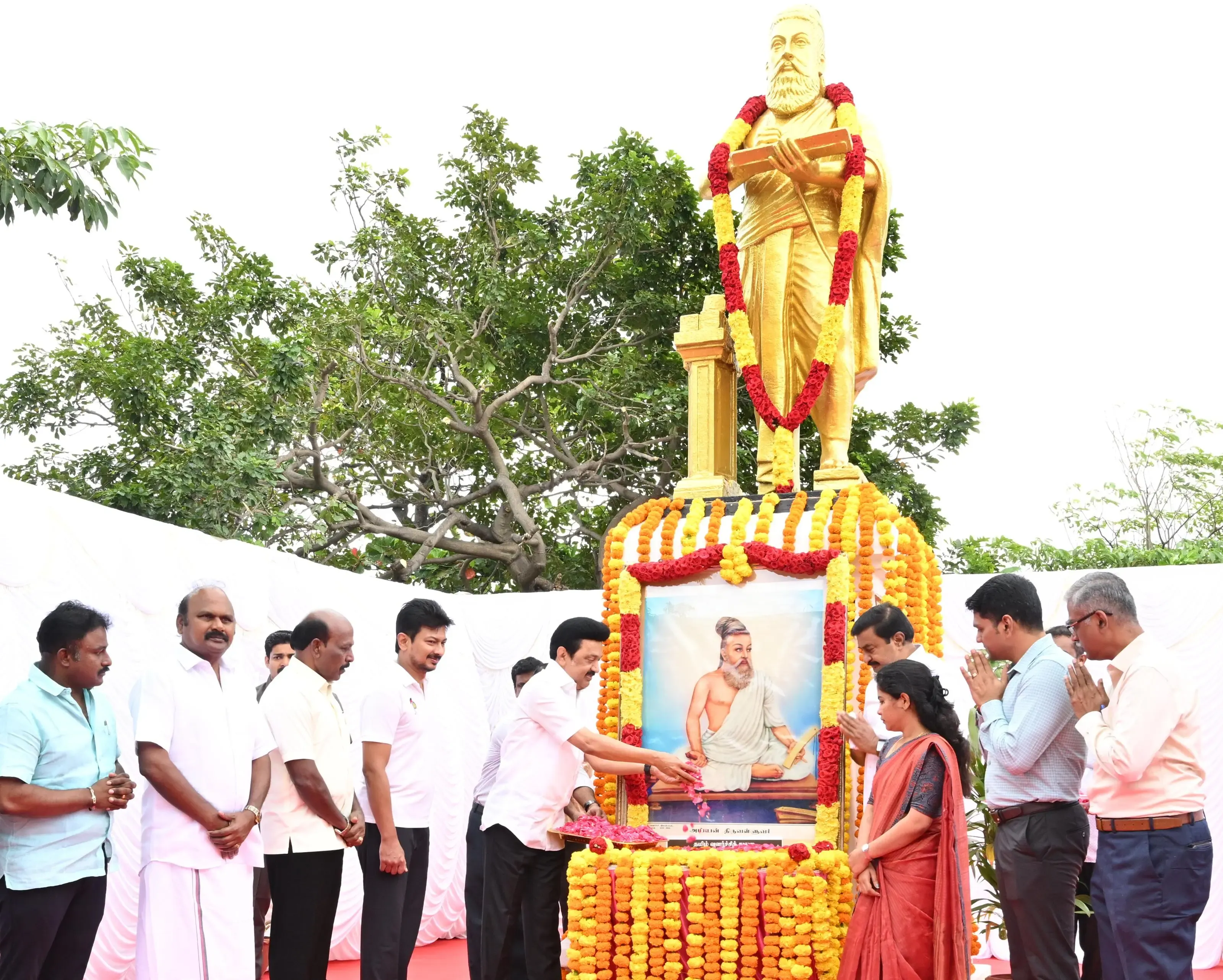PM Modi, TN Governor, CM Stalin honor Tamil saint-poet Tiruvalluvar