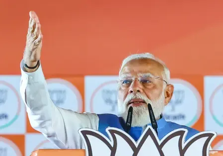 PM Modi's Grand Address at Vijay Sankalp Sabha in Siliguri Today