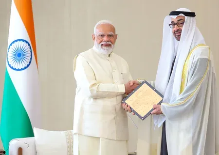 Modi, UAE President ink energy and investment pacts worth $5 billion in Abu Dhabi