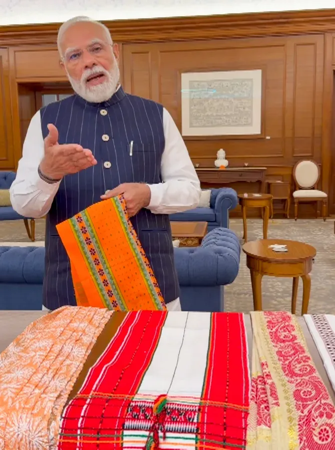 PM Modi calls youth to celebrate National Handloom Day, buy local