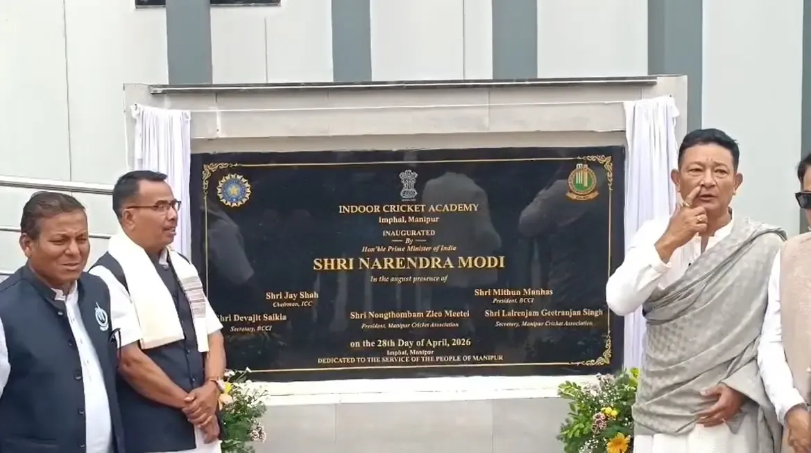 PM Modi inaugurates indoor cricket academies in Manipur, Arunachal Pradesh from Gangtok