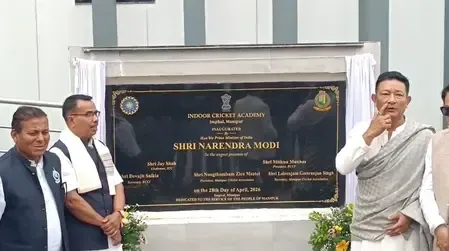 PM Modi inaugurates indoor cricket academies in Manipur, Arunachal Pradesh from Gangtok