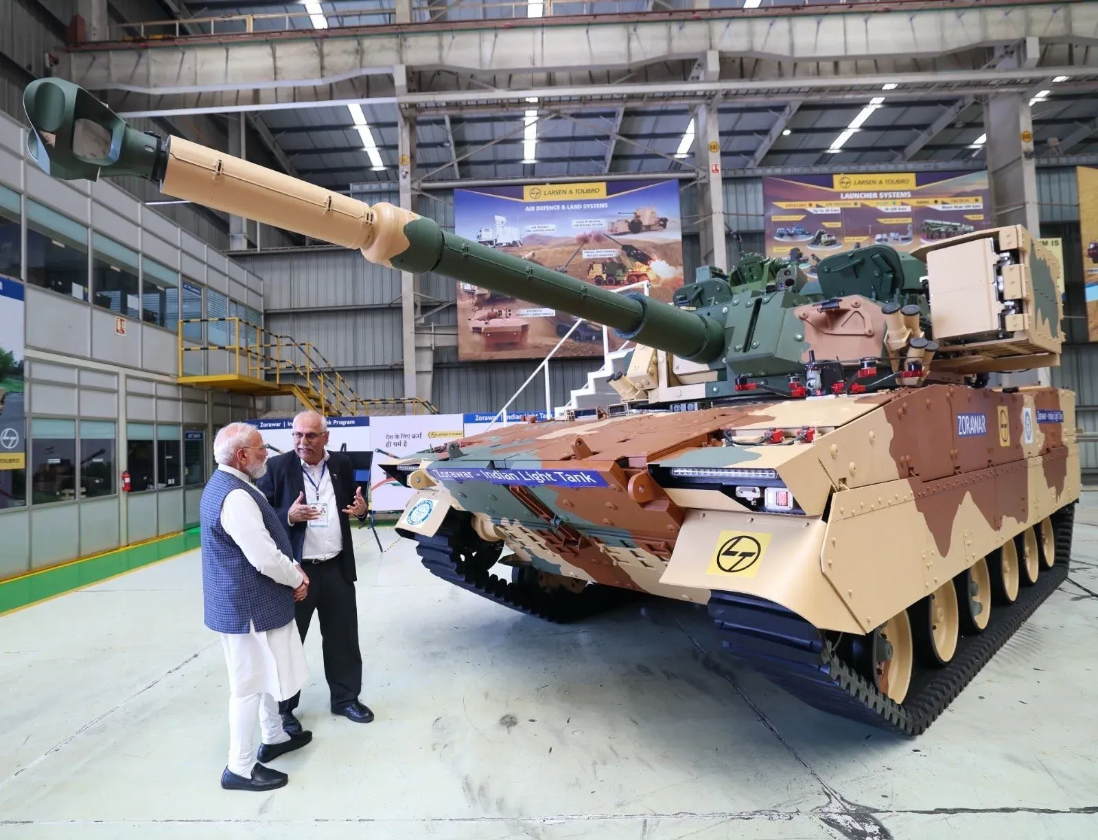 PM Modi Visits L&T Hazira Complex, Lauds Defence Self-Reliance