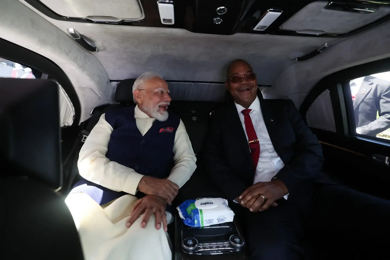 PM Modi Visits Seychelles National Botanical Garden with President Herminie