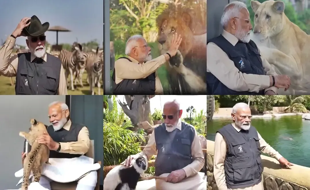 PM Modi Explores Vantara - Wildlife Rescue and Rehabilitation Center