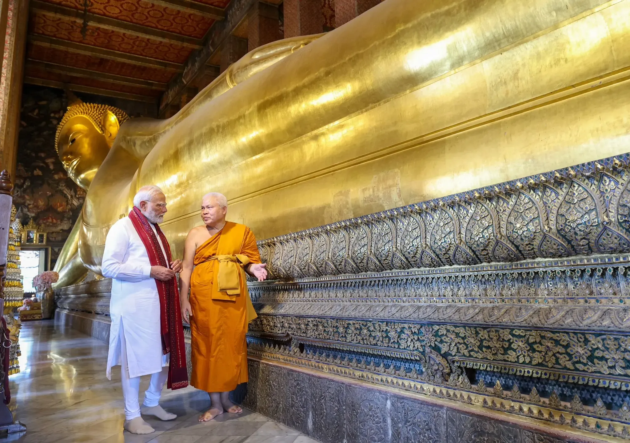 PM Modi's Visit to Wat Pho Temple in Thailand: A Celebration of Shared Buddhist Traditions