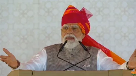 Modi praises Vasundhara Raje at Balotra rally, signals BJP unity in Rajasthan