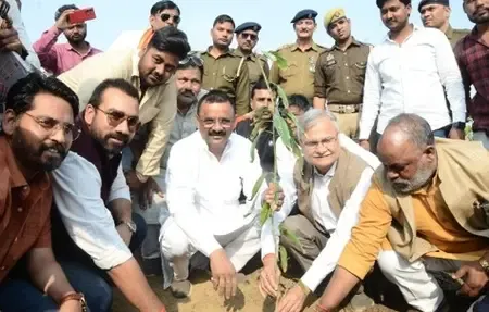 Varanasi Breaks Record with 2.5 Lakh Saplings Planted in One Hour