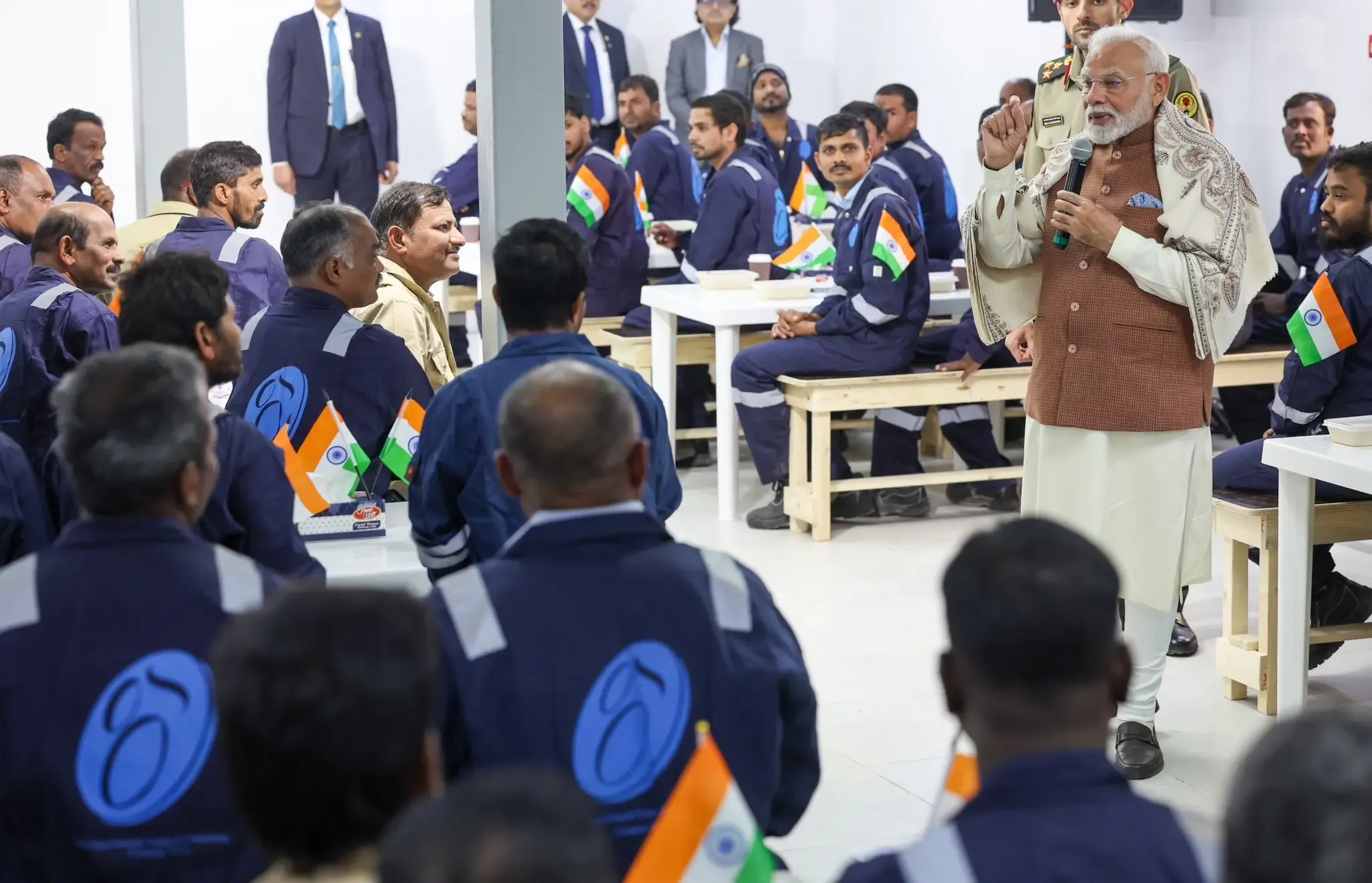 PM Modi's Visit to Labour Camp in Kuwait Highlights Commitment to Indian Workers' Welfare