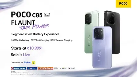 POCO C85 5G 1st sale goes live, with best battery experience at a disruptive price