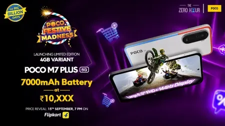 POCO expands M7 Plus 5G line-up with new 4GB limited edition variant this festive season