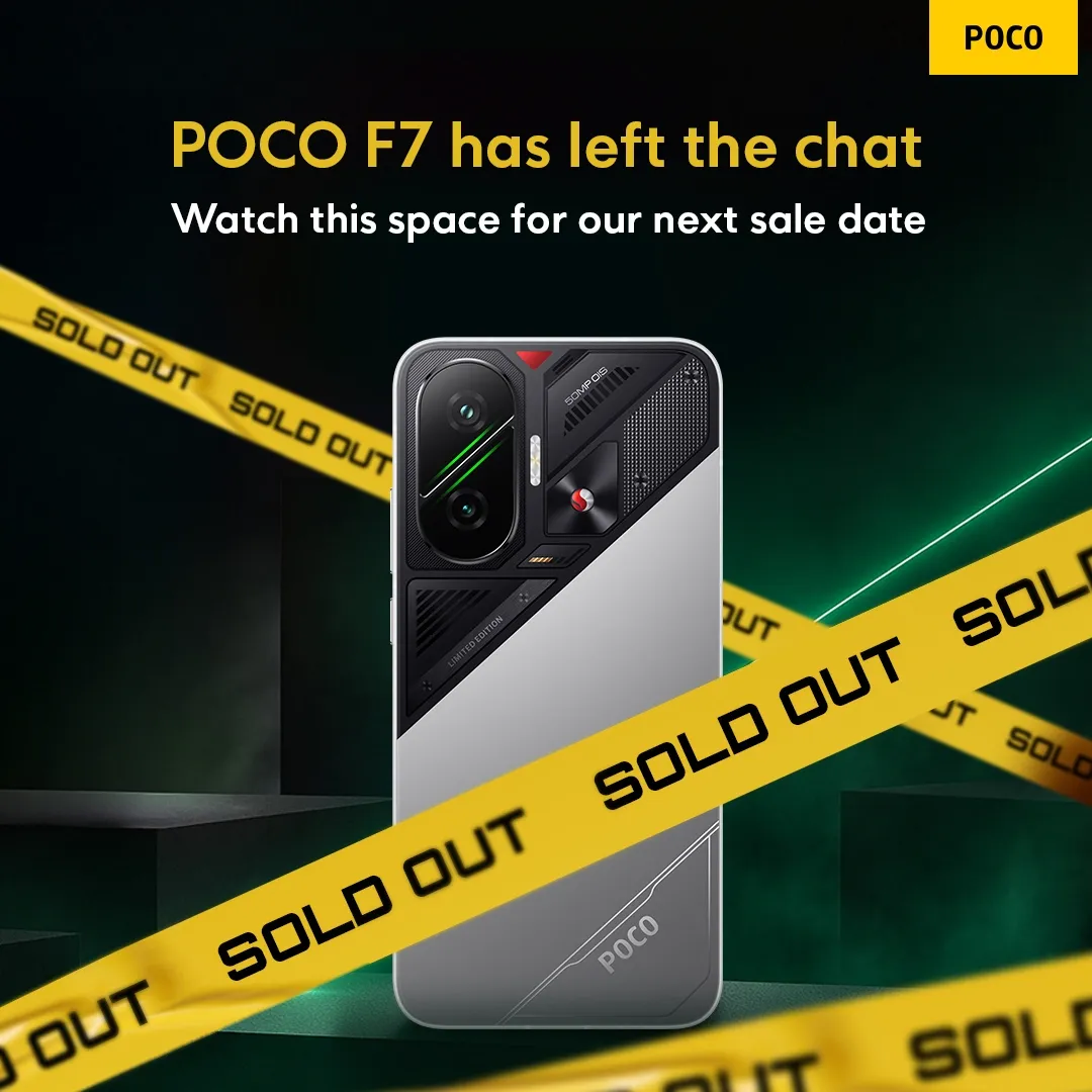 How Did the POCO F7 Sell Out on Flipkart in Just 15 Minutes?