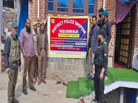 J&K Police Seizes Residential Property Linked to Drug Trade in Shopian