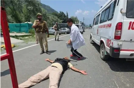 Amarnath Yatra 2026: Ganderbal Police holds mock drill at key security points