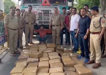 Kanpur police seize 6 quintals of ganja worth ₹10 crore, drug gang arrested