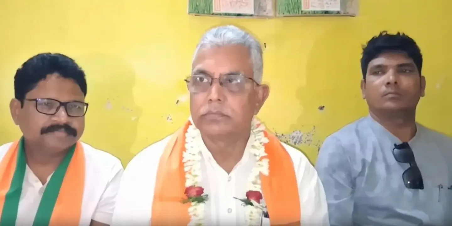 बंगाल में अराजकता की स्थिति, दिलीप घोष ने टीएमसी पर किया प्रहार