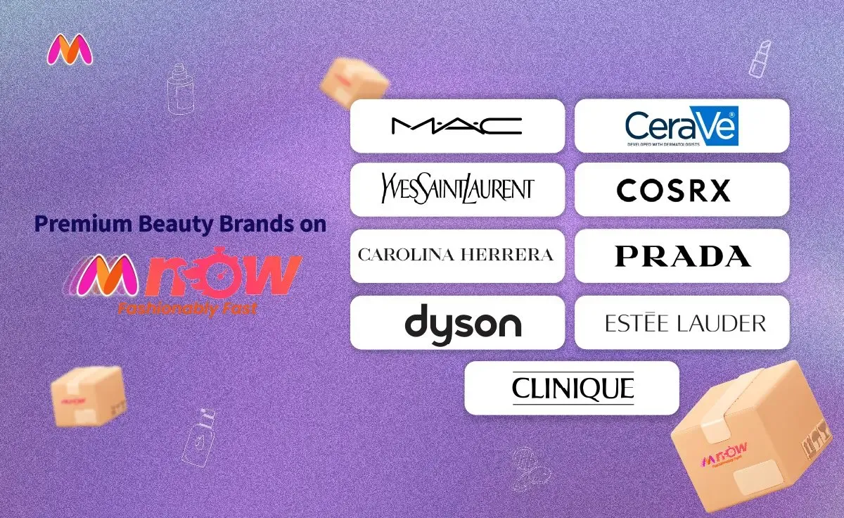 Trending Global Beauty Brands Now on Myntra’s M-Now