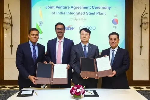 POSCO and JSW Steel Forge $7.3 Billion Partnership for Steel Plant in India
