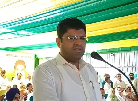प्रदेश में किसान हो रहे परेशान, सरकार नहीं दे रही ध्यान : दुष्यंत चौटाला