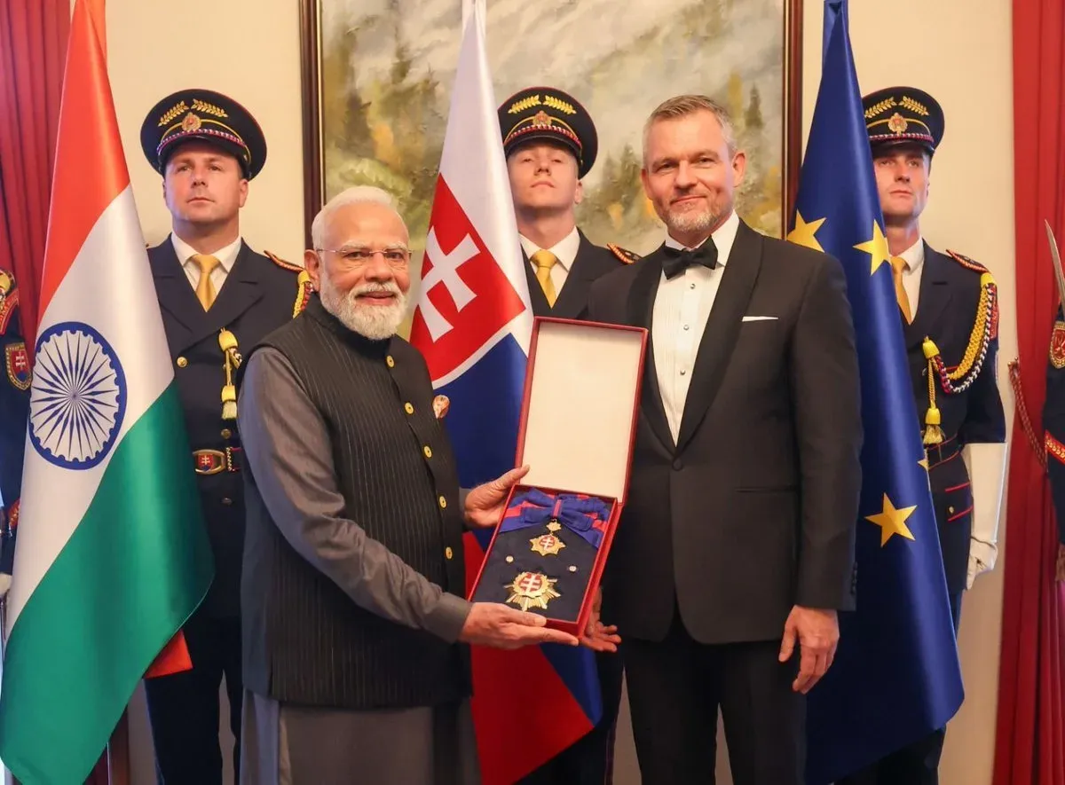 Pradhan Hails PM Modi's Slovakia Civilian Honour