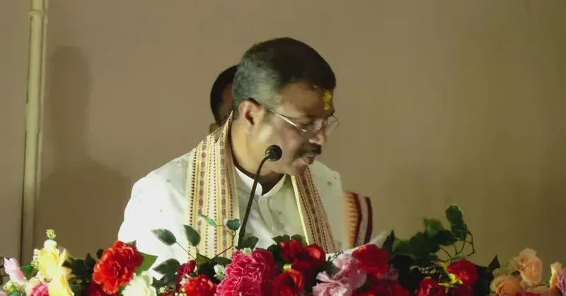 Pradhan pays tribute at Ashok Singhal centenary launch in Sambalpur