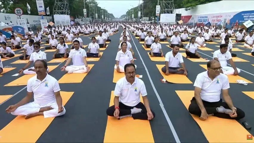 Pradhan Shares PM Modi's Message on Yoga for Healthy Ageing