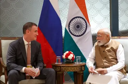 प्रधानमंत्री मोदी से मिले रूस के डिप्टी पीएम दिमित्री पेत्रुशेव, सहयोग बढ़ाने पर चर्चा