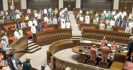 राज्यसभा ने मानसून आपदाओं में मारे गए लोगों को दी श्रद्धांजलि, सभापति राधाकृष्णन ने जताया शोक