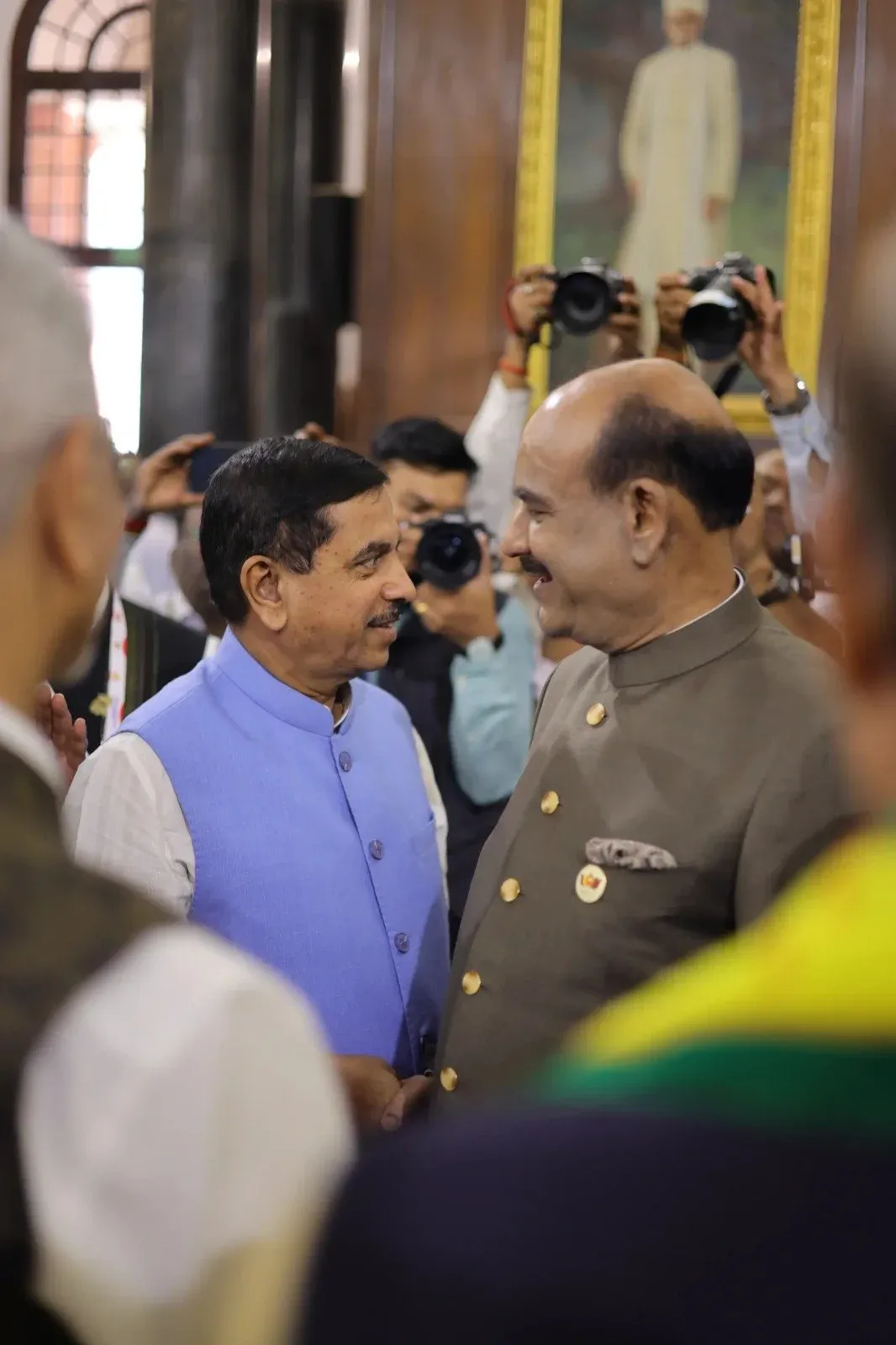 Pralhad Joshi at 12th BRICS Parliamentary Forum in New Delhi