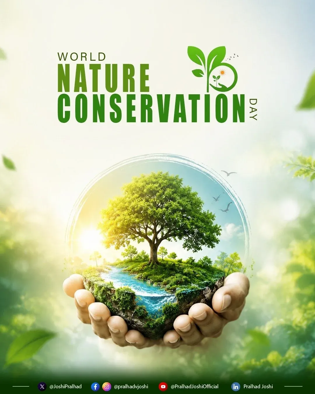 Pralhad Joshi Calls for Conservation, Clean Energy on Nature Day