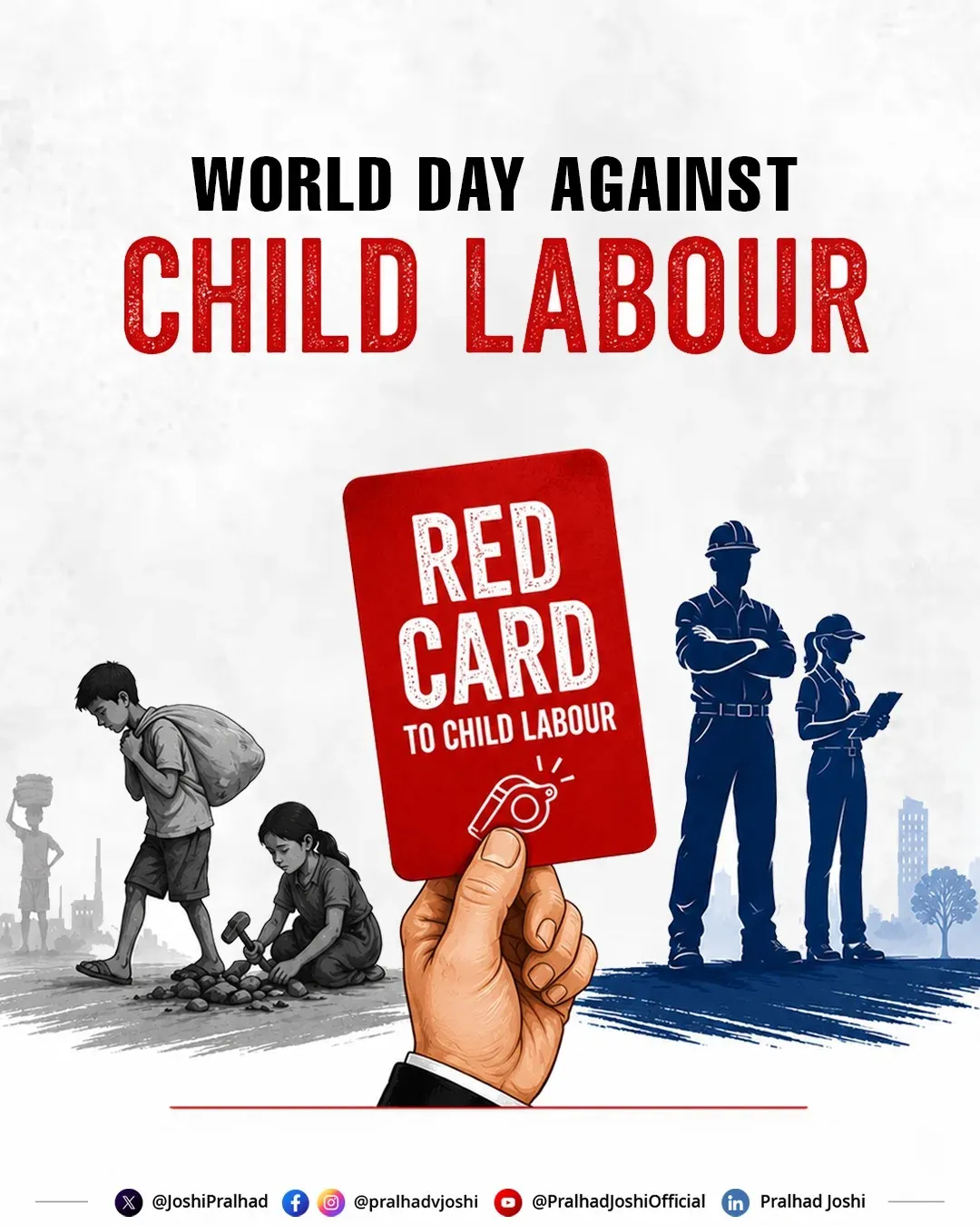 Pralhad Joshi Calls to End Child Labour on June 12