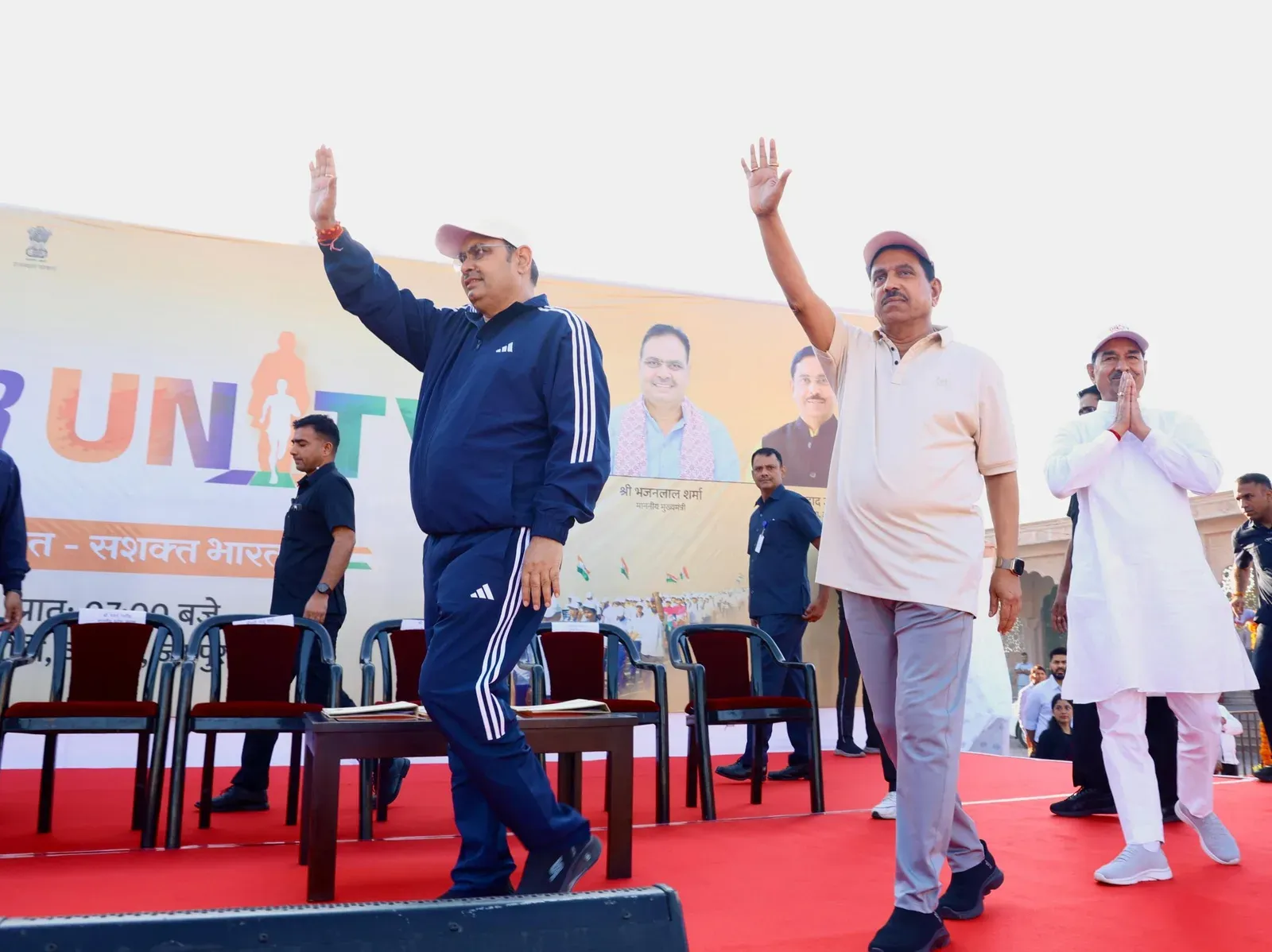 Pralhad Joshi flags off Run for Unity in Jaipur on Patel's birth anniversary
