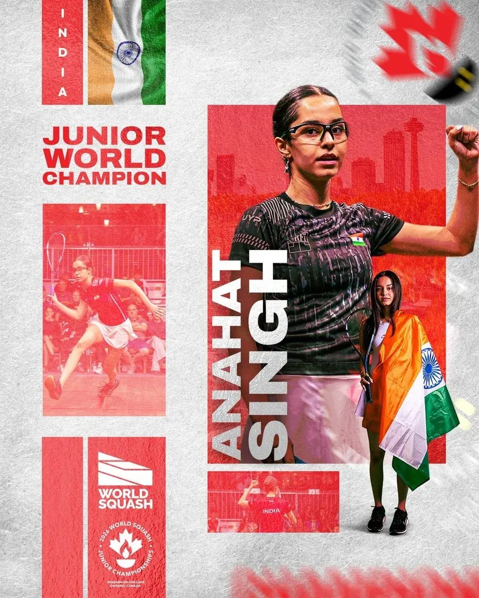 Pralhad Joshi Hails Anahat Singh's World Junior Squash Title