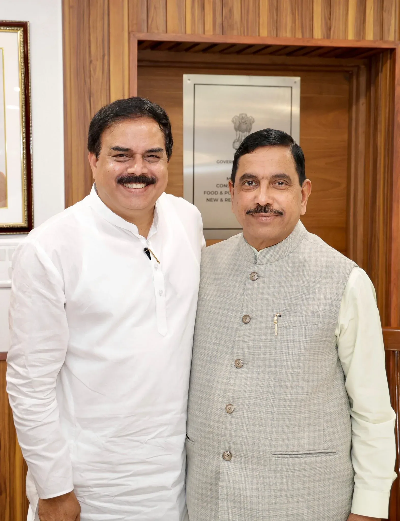 Pralhad Joshi Meets AP Minister to Strengthen PDS
