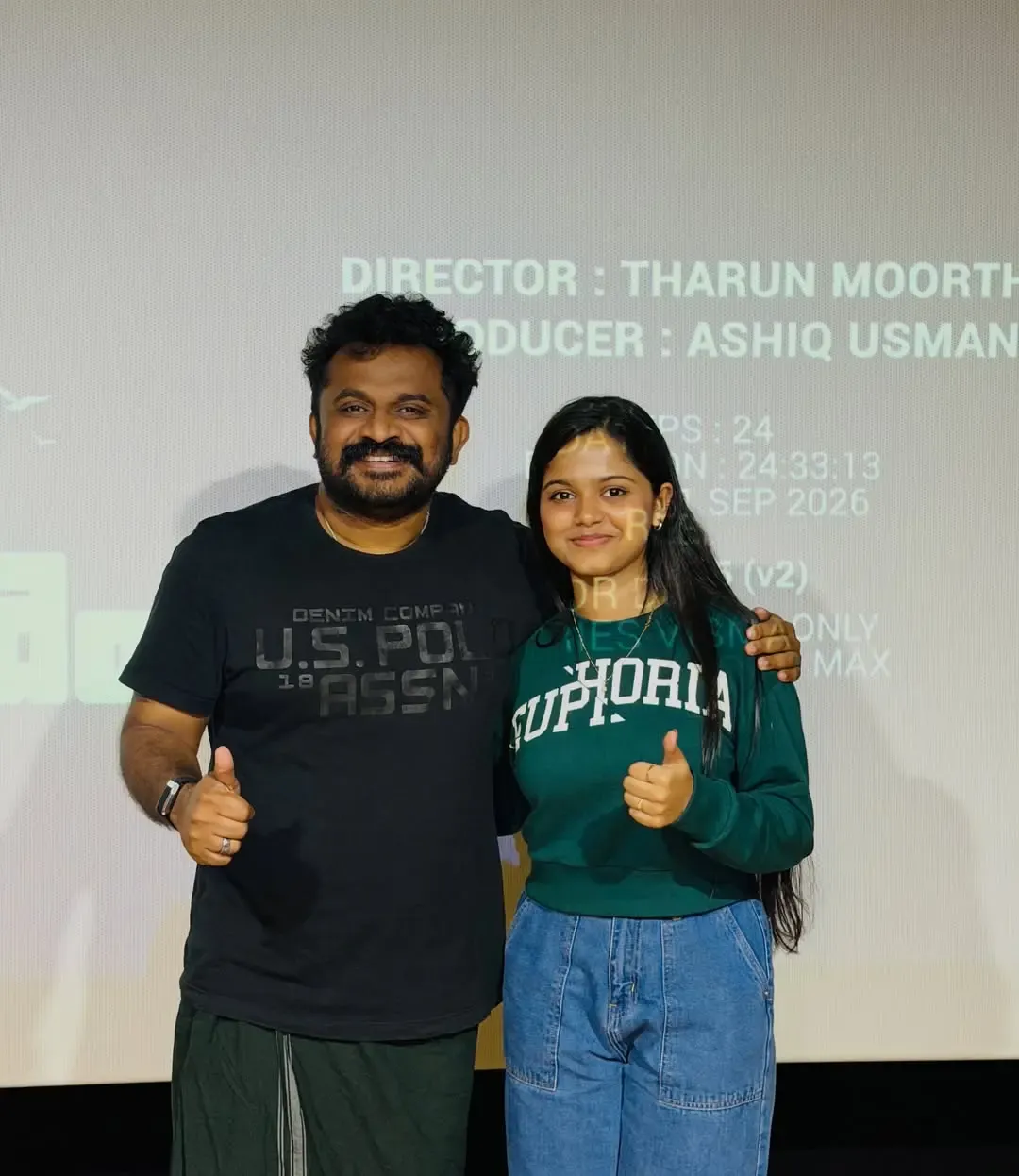 Prarthana Sandeep finishes dubbing for Mohanlal's 'Athimanoharam'