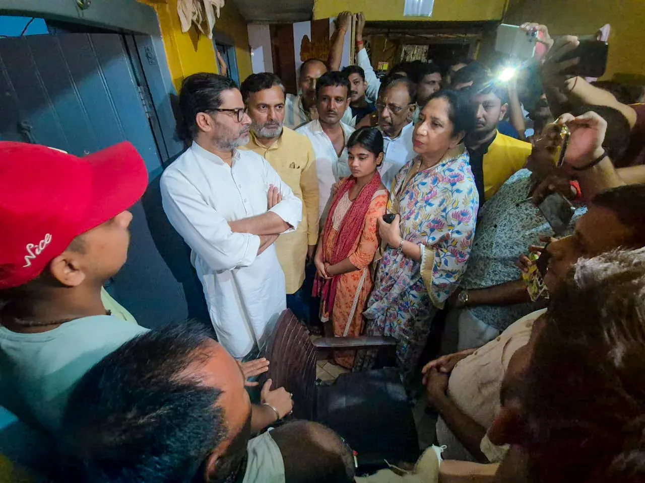 Ashok Dham stampede: Prashant Kishor visits Lakhisarai, demands officer accountability