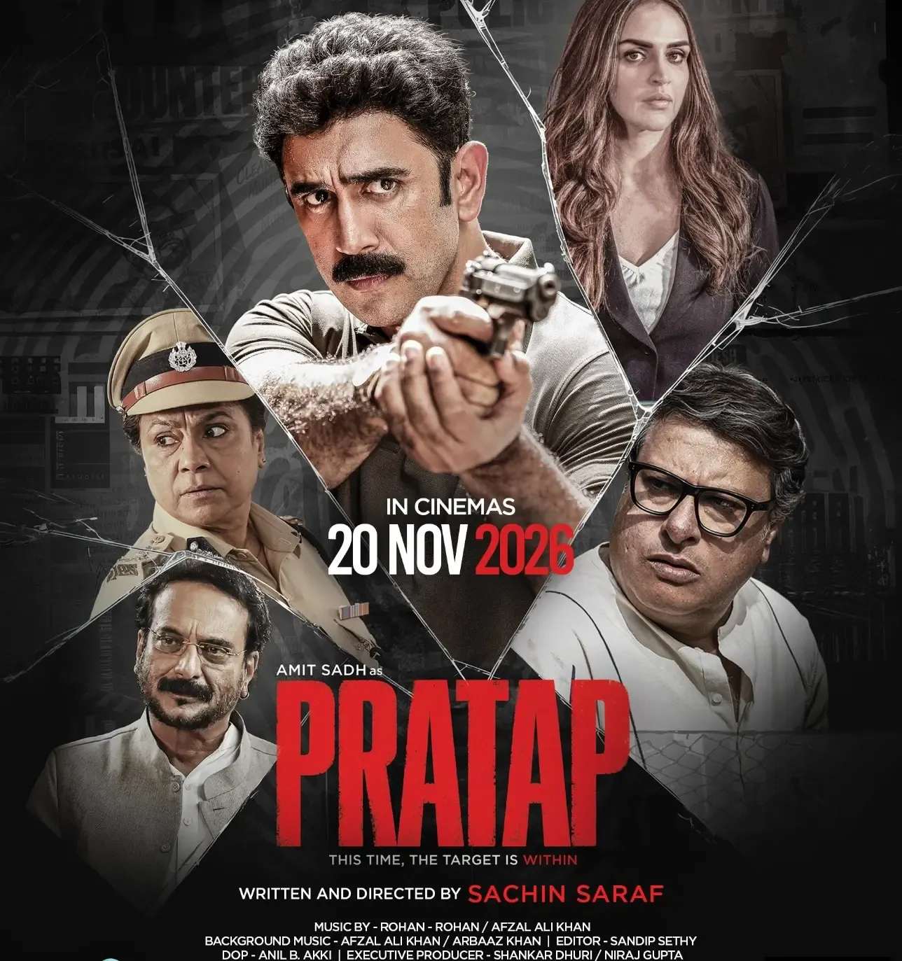 'Pratap' first look out: Amit Sadh as encounter specialist in duty-vs-justice thriller