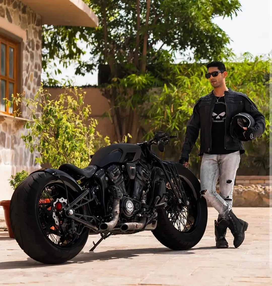 Prateik Smita Patil Unveils His Custom Bike 'Kaal' as a Testament to Two Decades of Dedication