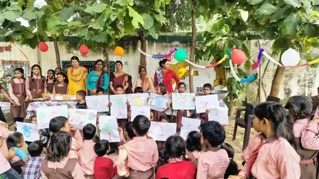 प्री- प्राइमरी के 38 लाख नन्हे बच्चों ने बनाया कीर्तिमान, बाल मेले में उमड़ा उत्साह