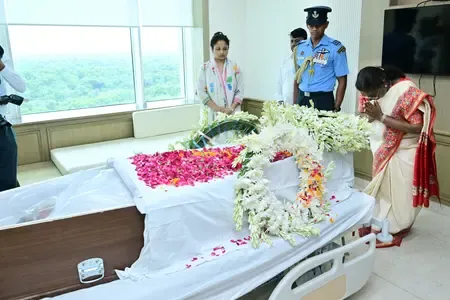 Did President Droupadi Murmu Pay Final Tributes to Shibu Soren?